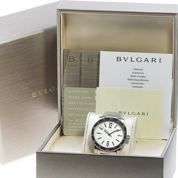 BVLGARI BVLGARIBVLGARI BB39S Silver Dial Automatic Men's Watch_869376 - Picture 1 of 7